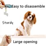 DORUI Pet ID Tag Clips - 2 Pack Gold