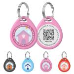 Personalized Pink QR Code Dog ID Tags