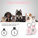 Personalized QR Code Cat Tags - Pink