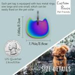 Personalized Stainless Steel Cat ID Tag - Engraved