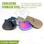 Personalized Stainless Steel Cat ID Tag - Engraved