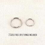 Personalized Silver Fish ID Tag for Pets