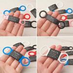 Personalized Silent Pet ID Tags - Black Stainless Steel