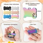 30 Pcs Personalized Stainless Steel Pet ID Tags