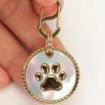 Personalized 18K Gold Plated QR Code Pet ID Tags
