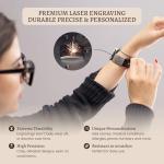 Laser Engraved ID Tag for Apple Watch