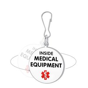 Red Alert Medical Equipment ID Bag Tag