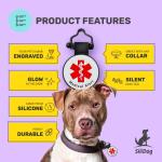 Custom Glow-in-the-Dark Service Dog Tag