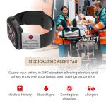 Laser Engraved ID Tag for Apple Watch