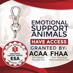 Emotional Support Dog Tag Set – 2 Pack