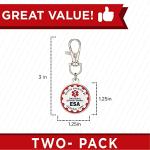 Emotional Support Dog Tag Set – 2 Pack