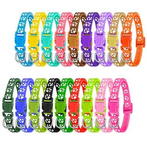 Adjustable Puppy ID Collars with Quick Release Buckle