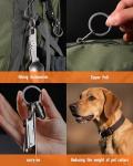 Heavy-Duty Titanium Split Key Ring Set