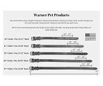 Warner Reflective Dog Collar with Engraved ID Tag