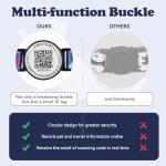 Breakaway Cat Collar with QR Code & Bell