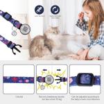 Breakaway Cat Collar with QR Code & Bell
