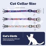 Breakaway Cat Collar with QR Code & Bell