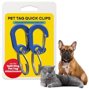 LuckyPet Klippy Quick Clip Pet ID Tag Holders