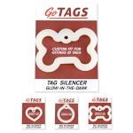 GoTags Glow in the Dark Dog Tag Silencers