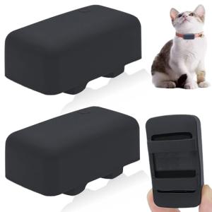 Silicone Tracker Holder for Pet Collars - 2 Pack