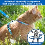 Cat Harness and Leash Set with Collar - Escape Proof