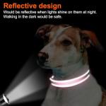Joytale Adjustable Reflective Dog Collar for Large Dogs