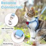 Adjustable Cat Harness and Leash Set - Escape Proof