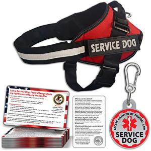 Service Dog Vest with ID Tag and Cards