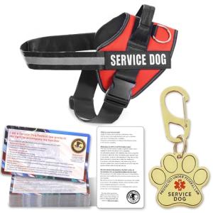 Service Dog Vest with ID Tag and Cards