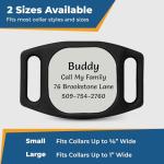 Personalized Silicone Dog Collar Holder for Tile Tracker