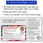 Service Dog Vest with ID Tag and Cards