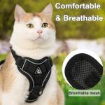 Adjustable Reflective Cat Harness and Leash Set