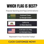 Custom Name Tape Patches with State Flags