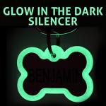 GoTags Glow in the Dark Dog Tag Silencers