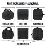 Adjustable Tactical Dog Harness with Pouches