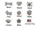 Personalized Glittery Rhinestone Dog Name Collar