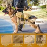 Adjustable Tactical Dog Harness with Pouches