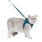 Adjustable All-Weather Step-In Pet Harness - Turquoise