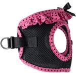 No Choke Dog Harness - Hot Pink Polka Dot