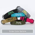 Custom Tactical Dog Collar with Name & Number