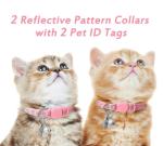 Reflective Breakaway Cat Collars with Name Tags