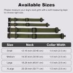 Custom Tactical Dog Collar with Name & Number