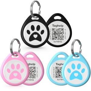 Personalized QR Code Pet ID Tags - 3 Pack