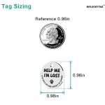 Stainless Steel QR Code Pet ID Tags