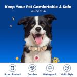 Personalized QR Code Pet ID Tags - 2 Pack