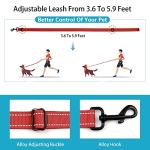 Reflective Nylon Dog Collar and Leash Set