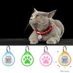 Personalized QR Code Pet ID Tags - 3 Pack