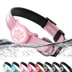 Durable Reflective Dog Collar with AirTag Holder