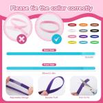 36 Pcs Colorful Puppy Collar and Leash Set