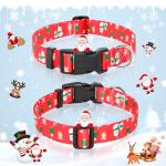 Christmas Dog Collar Set for Medium Dogs